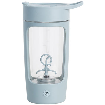 EQURA Sports Fitness Protein Powder Mixing Cup Shaking Cup 650ml Electric Portable Coffee Bottle USB Rechargeable Milk Vortex Mixing Milkshake Cup (No FDA Certificate, BPA-free)