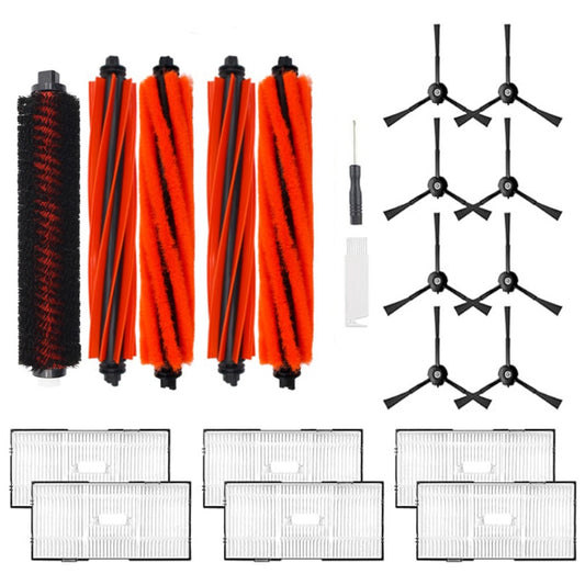 19Pcs / Set For Roborock S8 / S8+ / S8 Pro Ultra Vacuum Cleaner Main Brush Cleaning Tool Side Brush HEPA Filter Kit
