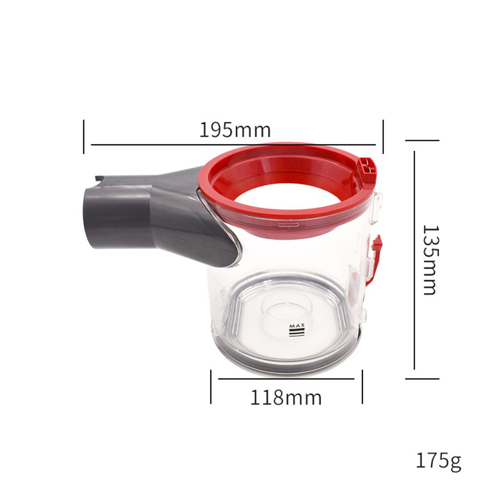 For Dyson V8 / V7 Vacuum Cleaner Clear Dust Bin Replacement Dust Bucket