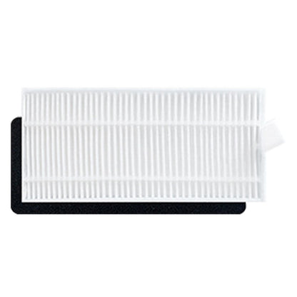 For Tikom L9000 / Lubluelu SL60 Sweeping Robot 2 Main Brushes + 6 Side Brushes + 6 Filters + 6 Rags Accessories Set