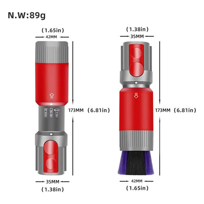 Ultra Fine Soft Bristles Brush for Dyson V11 / V10 / V8 / V7 Vacuum Cleaner Dust Removal Cleaning Tool