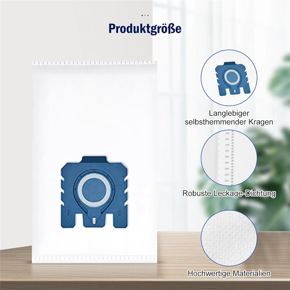 8Pcs Dust Bag for Miele C1 / C2 / C3 / S2 / S5 / S8 / S227 / S240 / S270 / S280 Vacuum Cleaner Dust Collect Bag Replacement Part