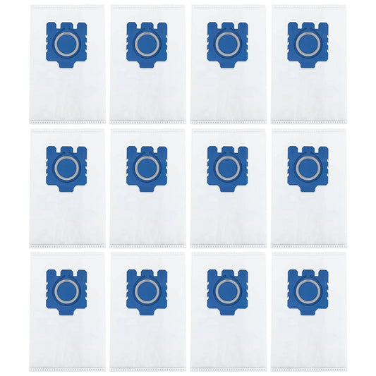 12Pcs Dust Bag for Miele C1 / C2 / C3 / S2 / S5 / S8 / S227 / S240 / S270 / S280 Vacuum Cleaner Dust Collect Bag Replacement Part