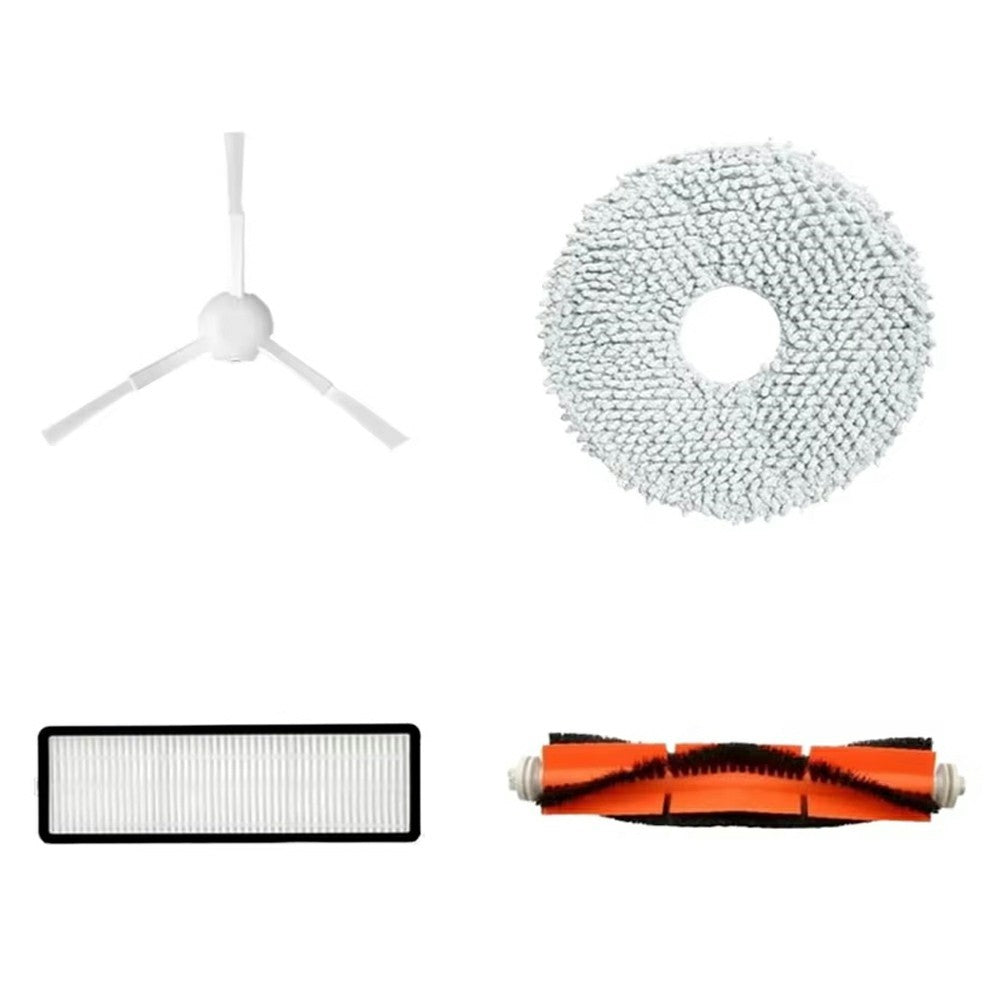 4Pcs / Set For Dreame Bot L10s Ultra / S10 Pro Vacuum Cleaner Main Brush Side Brush HEPA Filter Mop Cloth