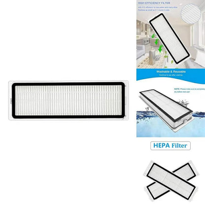 4Pcs / Set For Dreame Bot L10s Ultra / S10 Pro Vacuum Cleaner Main Brush Side Brush HEPA Filter Mop Cloth