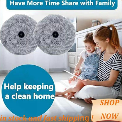 For Roborock G30 / Saros 10 Robot Vacuum Cleaner Small Mop Cloth Replacement Cleaning Pad