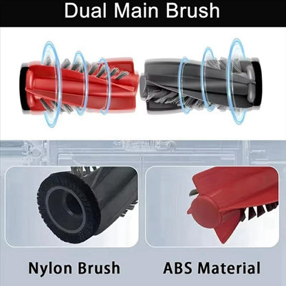 Roller Brushes for Roborock P20 Pro / G30 / G20S Ultra / Qrevo Edge / Qrevo Curv Main Brush Vacuum Cleaner Replacement Part