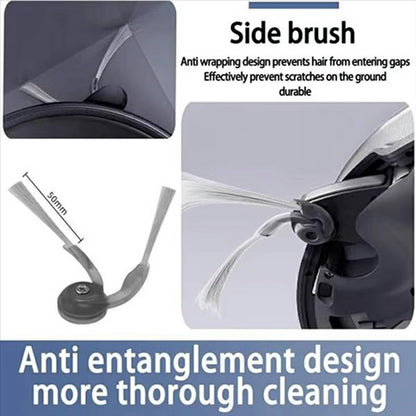 2PCS Side Brushes For Roborock P20 Pro / G30 / G20S Ultra / Qrevo Edge / Qrevo Curv Replacement Parts Vacuum Cleaner Accessories