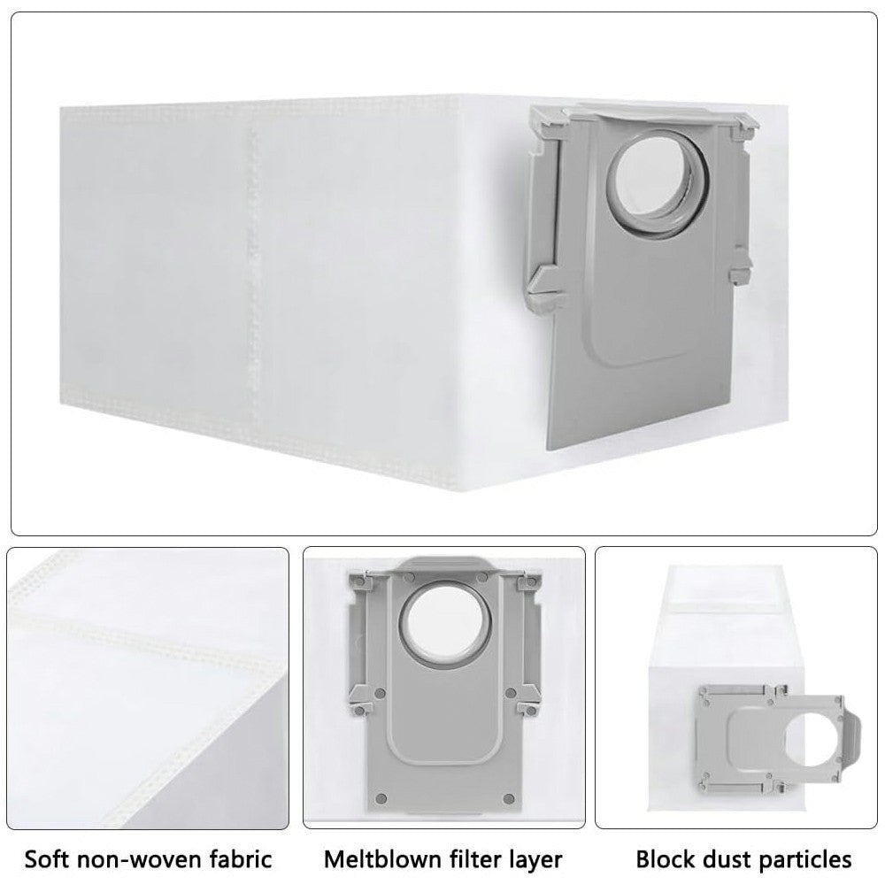 Dust Bags For Roborock T7S / T7S+ /  G20 / G10 / G10S / G10S Pro /  G10S Pure / S7 /  S7 Max / S70 / S75 Robot Vacuum Cleaner Accessories