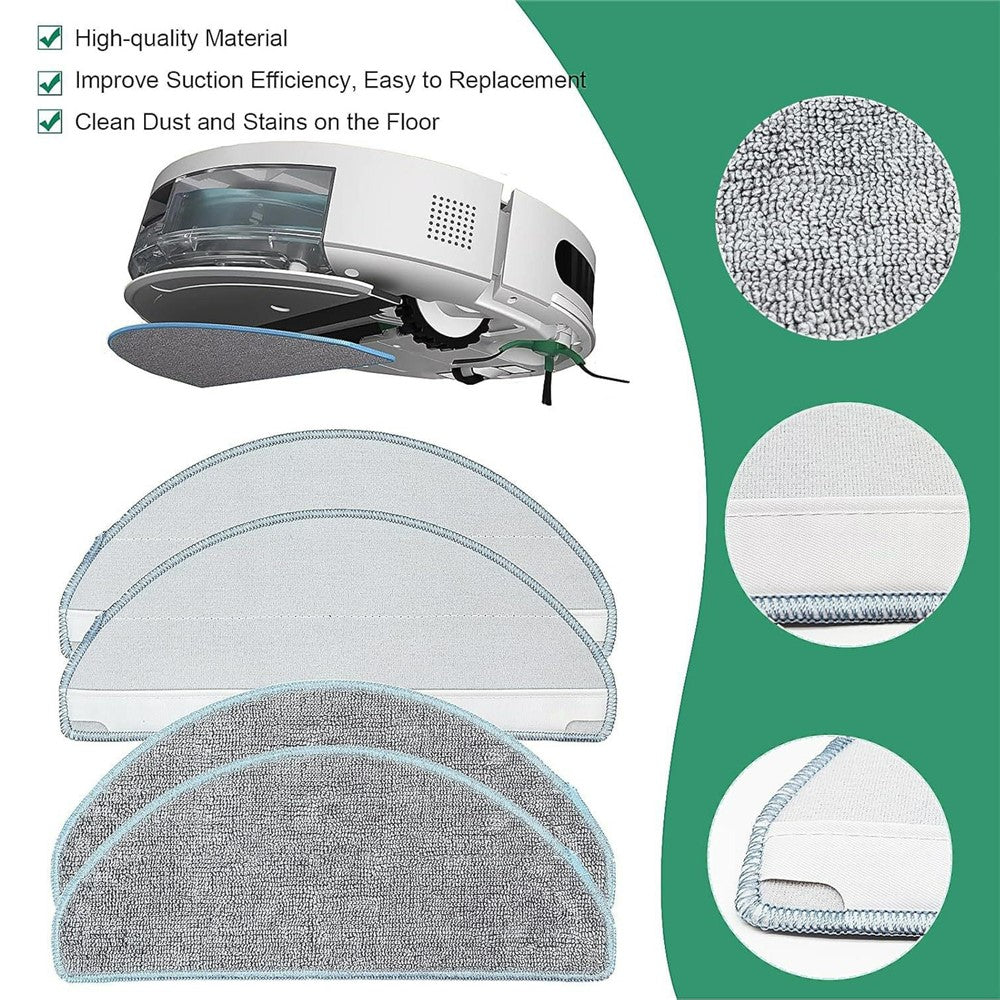 For Xiaomi Mijia 3C Ultra / iRobot Roomba 105 Combo / iRobot Y01420 / iRobot 00120 / iRobot 00110 Vacuum Cleaner Replacement Mop Cloth