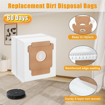 1Pc Dust Bag for iRobot Roomba 105 Combo / 205 Dustcompactor / Plus 405 Combo / Plus 505 Combo Non Woven Fabric Vacuum Cleaner Replacement