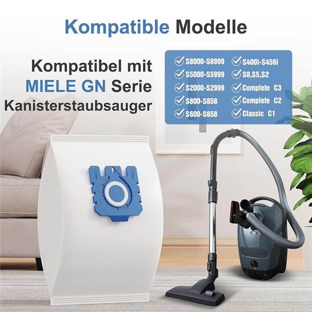 5Pcs For Miele GN / C1 / FJ / 3D Vacuum Cleaner Dust Bags Replacement Bag