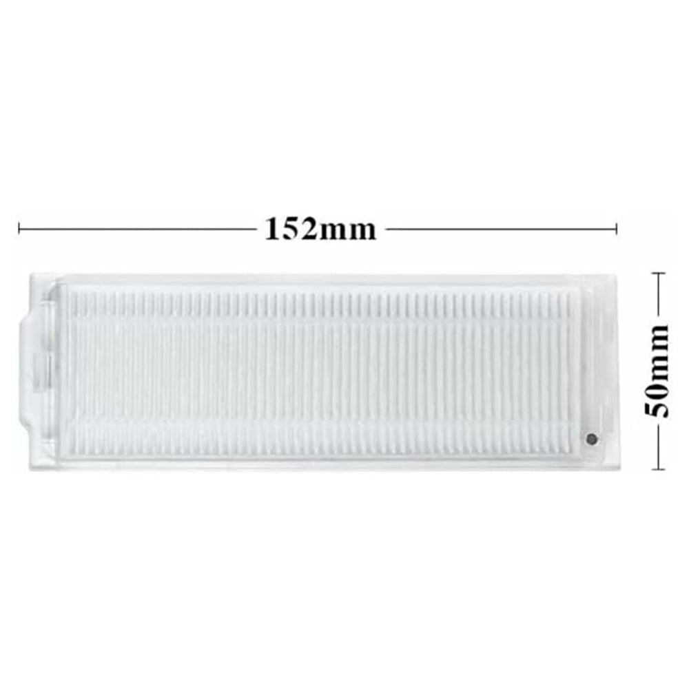 5Pcs Replacement Part Kit for Xiaomi Mijia Robot Vacuum Mop 2S / Mop P / Mop Pro / XMSTJQR2S / STYTJ02YM Main Brush Side Brush HEPA Filter Set