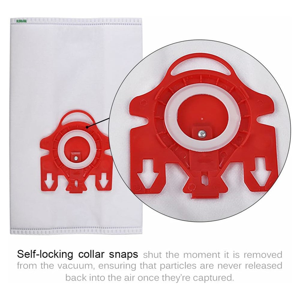 5Pcs / Set Self-Sealing Dust Bags for Miele S227 / S240 / S270 / S280 / S400 Vacuum Cleaner Replacement Parts