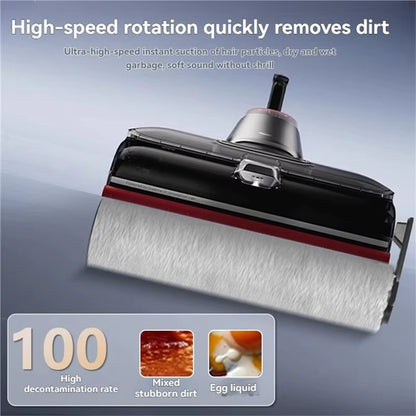 For Dreame T60  /  T60 Ultra Vacuum Cleaner Roller Brush with Detachable Handle Replacement Part