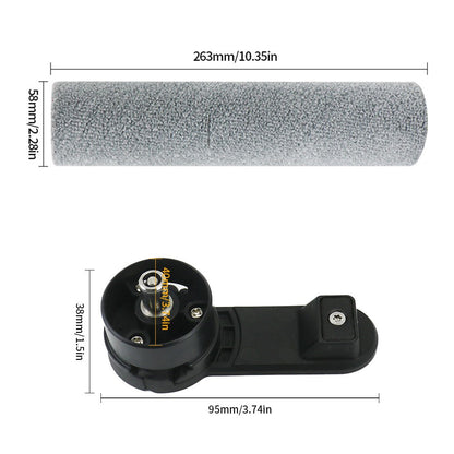 For Dreame T60  /  T60 Ultra Vacuum Cleaner Roller Brush with Detachable Handle Replacement Part