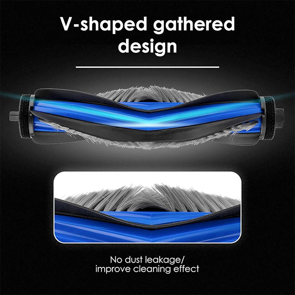 JUNSUNMAY 2Pcs Main Brush for Ecovacs Deebot T50 Pro  /  T50 Max  /  T50 Omni  /  T50 Pro Omni Robot Vacuum Roller Brush