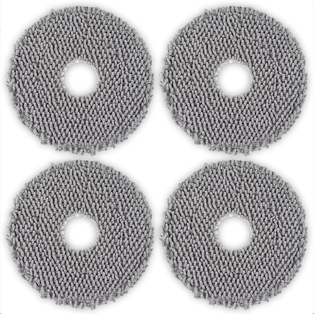 JUNSUNMAY 4Pcs For iRobot Roomba Plus 505 Combo  /  405 Combo Washable Mop Pads Robot Vacuum Replacement Part