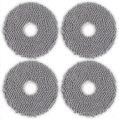 JUNSUNMAY 4Pcs For iRobot Roomba Plus 505 Combo  /  405 Combo Washable Mop Pads Robot Vacuum Replacement Part