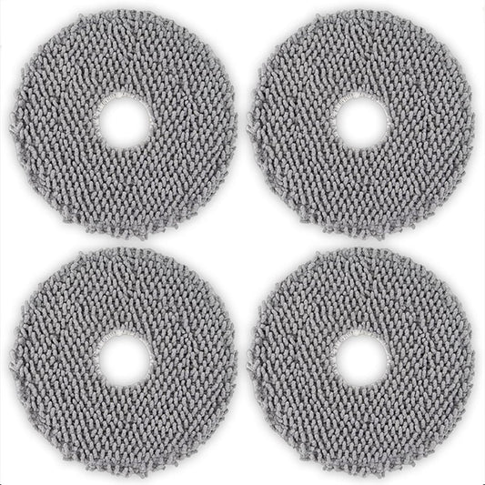 JUNSUNMAY 4Pcs For iRobot Roomba Plus 505 Combo  /  405 Combo Washable Mop Pads Robot Vacuum Replacement Part