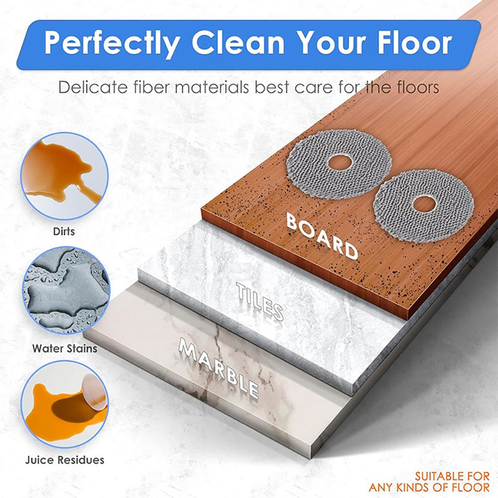 JUNSUNMAY 4Pcs For iRobot Roomba Plus 505 Combo  /  405 Combo Washable Mop Pads Robot Vacuum Replacement Part