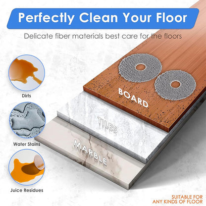 JUNSUNMAY 4Pcs For iRobot Roomba Plus 505 Combo  /  405 Combo Washable Mop Pads Robot Vacuum Replacement Part
