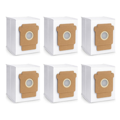 JUNSUNMAY 6Pcs For iRobot Roomba Plus 505 Combo  /  405 Combo 2.8L Dust Bags Robot Vacuum Replacement Part