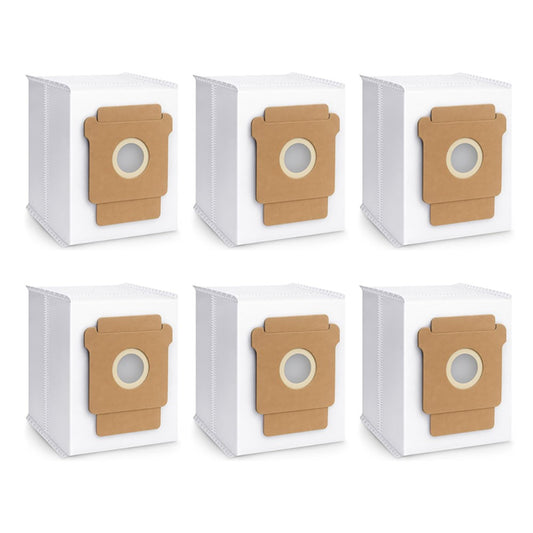 JUNSUNMAY 6Pcs For iRobot Roomba Plus 505 Combo  /  405 Combo 2.8L Dust Bags Robot Vacuum Replacement Part