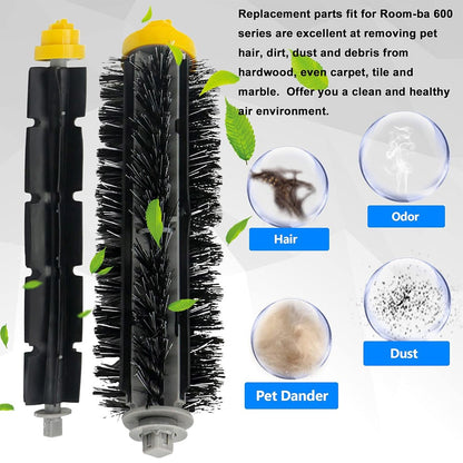 JUNSUNMAY 1 Set Main Brush for iRobot Roomba 610 / 620 / 630 / 650 / 660 Robot Vacuum Replacement Replacement