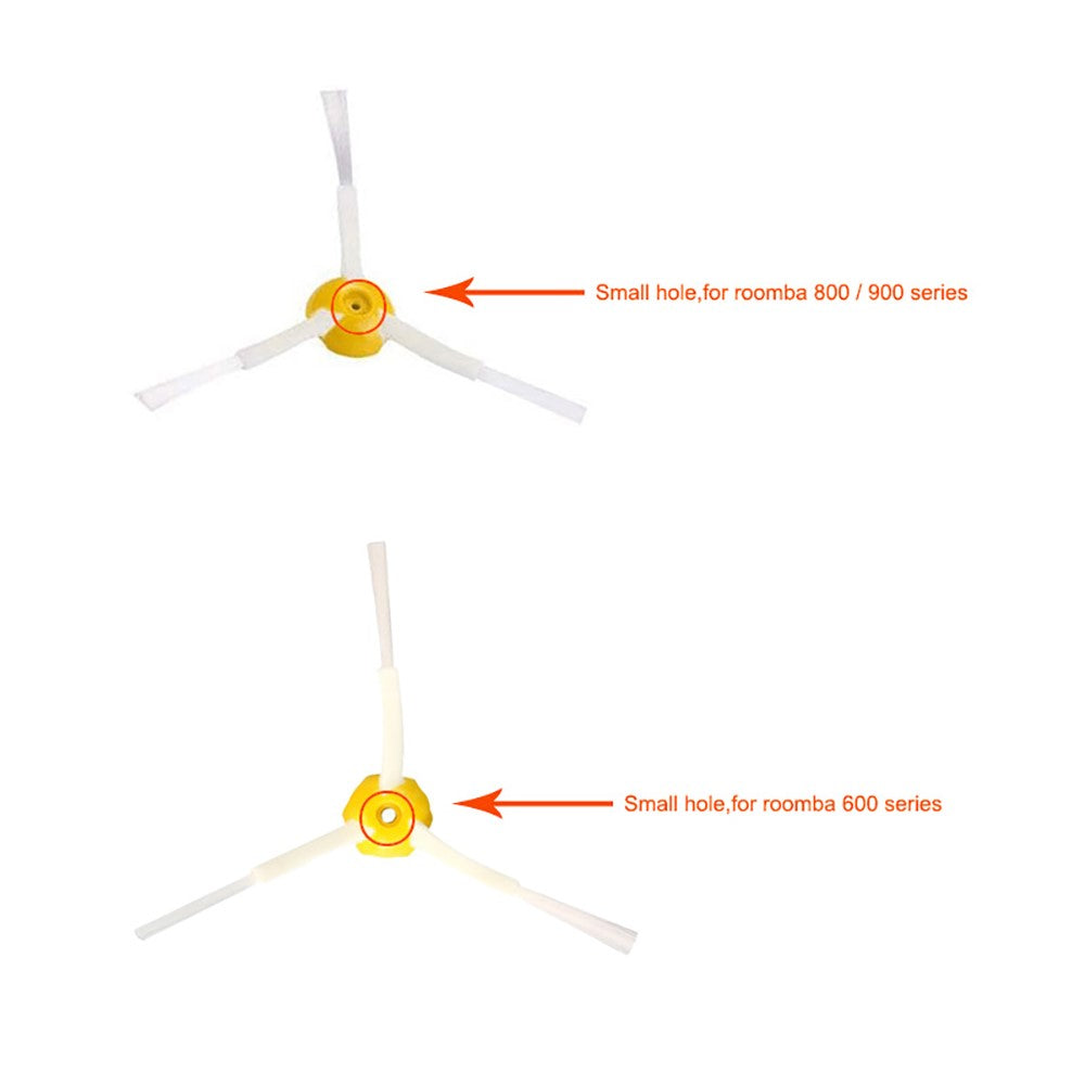 JUNSUNMAY 6Pcs Side Brush for iRobot Roomba 860 / 870 / 880 / 960 / 980 Robot Vacuum Replacement Parts