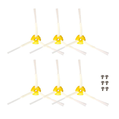 JUNSUNMAY 6Pcs Nylon Bristles Side Brush for iRobot Roomba 700 / 770 / 780 / 790 Robot Vacuum Replacement Parts