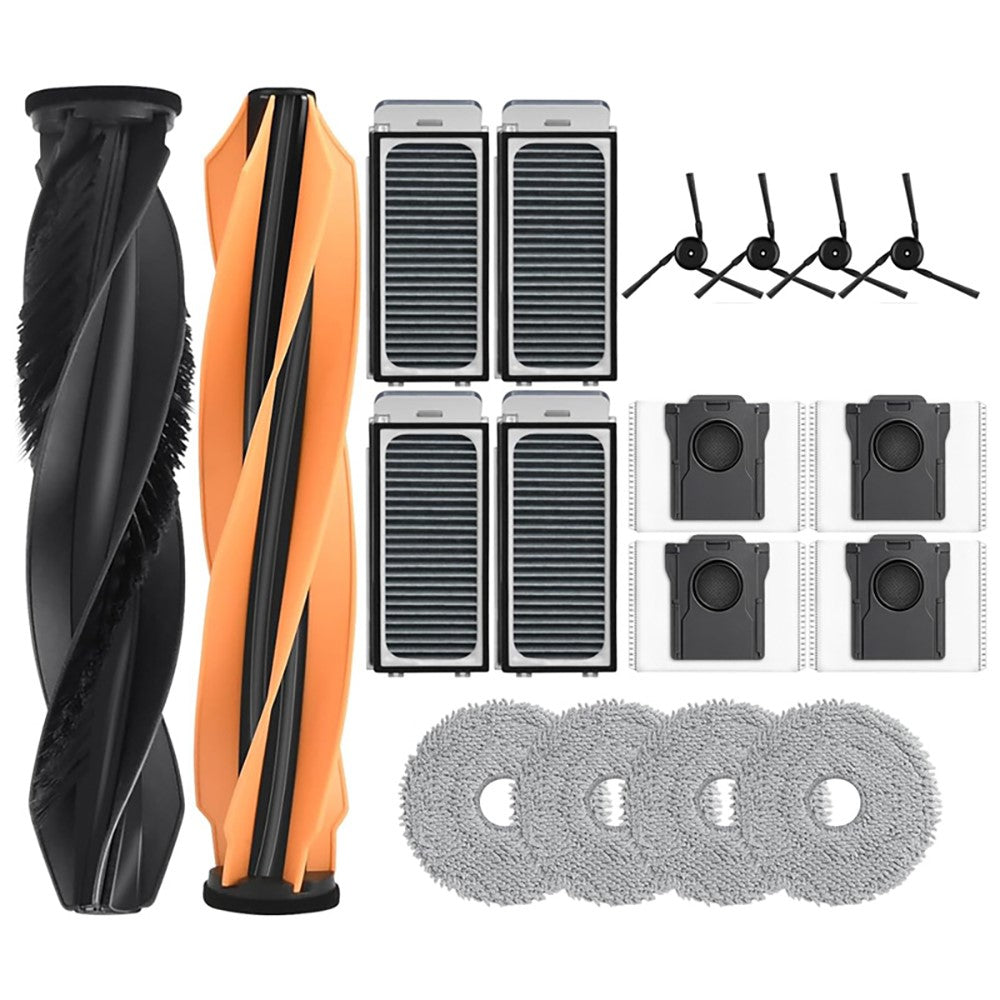 JUNSUNMAY 18Pcs  /  Set Robot Vacuum Accessories Kit for Dreame X50 Ultra Complete  /  L40S Pro Ultra  /  L40s Ultra with Main Brush Mop Pad Filter Dust Bag