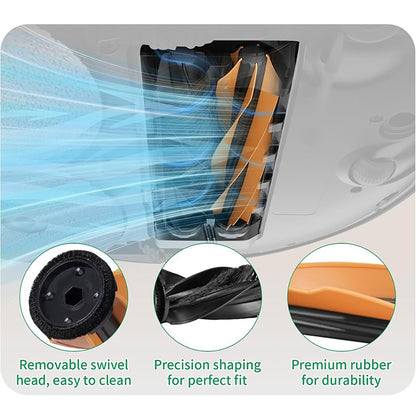 JUNSUNMAY 2Pcs / Set Main Roller Brush for Dreame X50 Ultra / L50 Ultra / L40s Ultra / Mova V50 Ultra Robot Vacuum