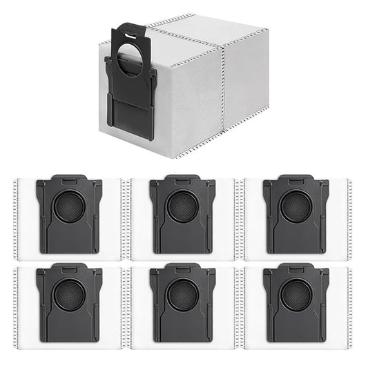 JUNSUNMAY 6Pcs 3.2L Dust Bags for Dreame L40S Pro Ultra / X50 Ultra Complete / X30 Ultra Robot Vacuum Parts