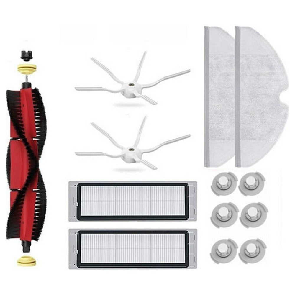 13Pcs / Set Robot Vacuum Cleaner Parts for Roborock S5 Max / S6 Max / S6 MaxV / S6 Pure with Main Brush HEPA Filter Mop Pad Water Tank Filters