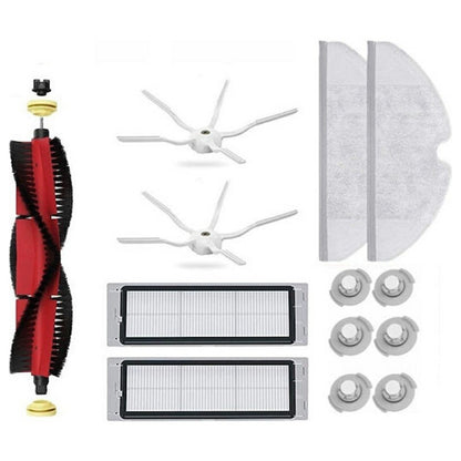 13Pcs / Set Robot Vacuum Cleaner Parts for Roborock S5 Max / S6 Max / S6 MaxV / S6 Pure with Main Brush HEPA Filter Mop Pad Water Tank Filters