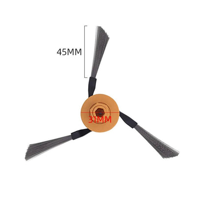 For Dreame X60 Max Ultra / S60 Side Brush Vacuum 3 Arms 45mm Sweep Corner Edge Cleaning Brush