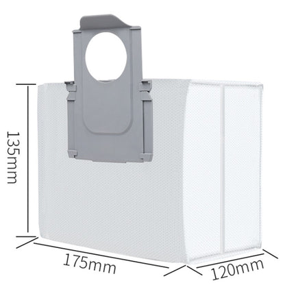 For Roborock G10S / G10S Pro / G10S Plus / G10S Pure / T8 / T8 Plus / G20 / Q7 / Q7+ Replacement Dust Bag Non-Woven Fabric Filter Bag