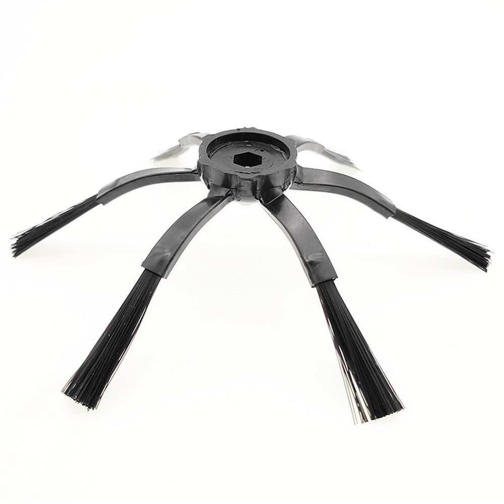 2Pcs 6-Armed Side Brush for Roborock S5 / S6 / S5 Max / S6 Max / S7 / S7 MaxV / S8 / S8+ / S8 Ultra Vacuum Cleaner Electric Sweeper Parts (Black)