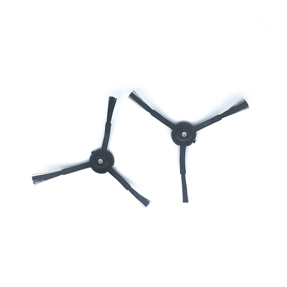 2Pcs 3-Armed Side Brush for Roborock T7S / T7S Plus / G20 / S8 / S8+ / S8 Ultra Accessories (Black)
