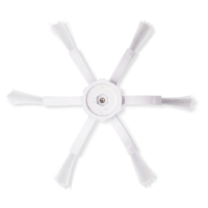 2Pcs 6-Armed Side Brush for Roborock S5 / S6 / S5 Max / S6 Max / S7 / S7 MaxV / S8 / S8+ / S8 Ultra Sweeper Cleaner Parts (White)