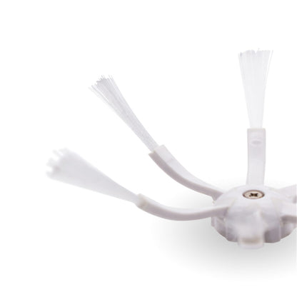 2Pcs 6-Armed Side Brush for Roborock S5 / S6 / S5 Max / S6 Max / S7 / S7 MaxV / S8 / S8+ / S8 Ultra Sweeper Cleaner Parts (White)