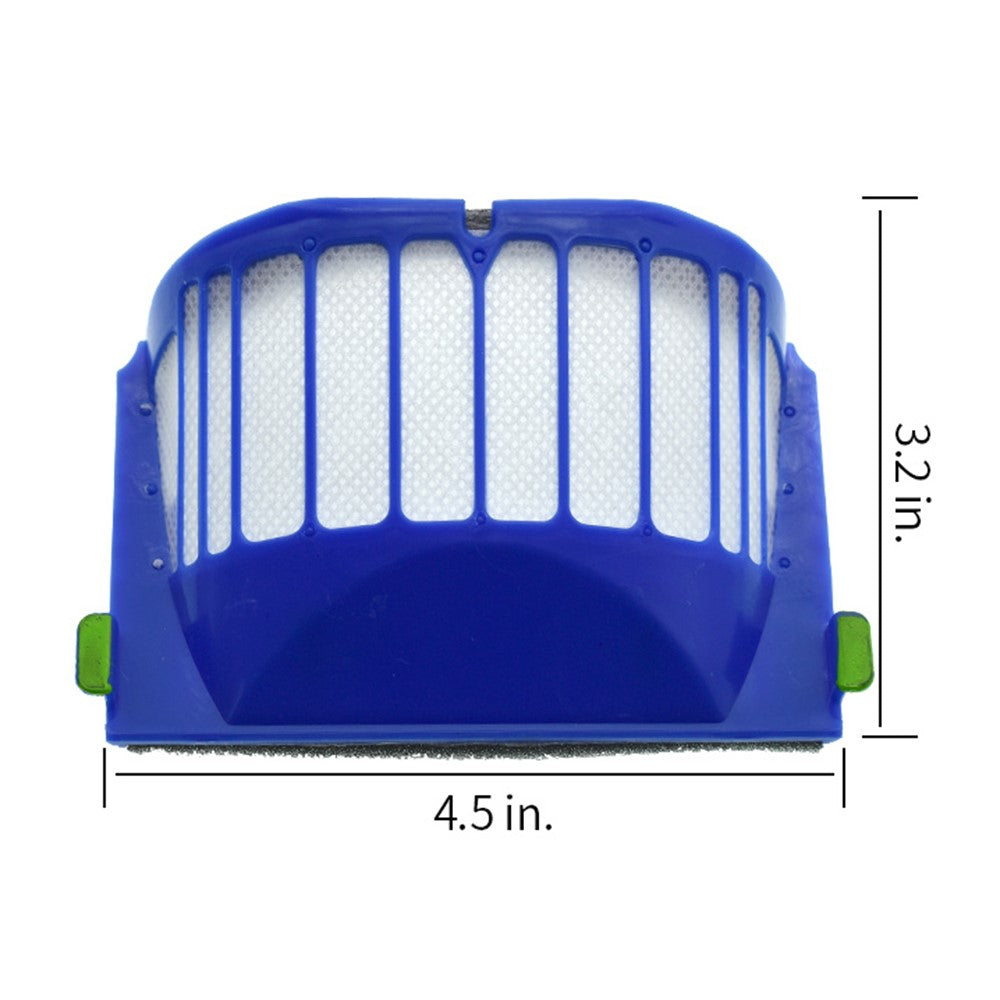 11Pcs Replacement Parts Accessories For iRobot Roomba 600 Series Filter Vacuum Cleaner Kit 10 Fliters+1 Brush