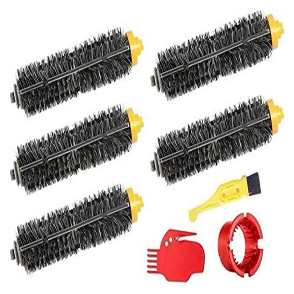 1 Set For iRobot Roomba 605 / 606 / 610 / 614 / 620 / 660 / 630 / 651 / 650 / 670 / 690 Cleaning Tool Kit (5 Brush+3 Comb)