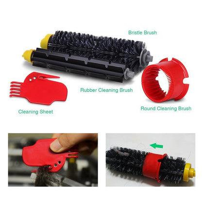 1 Set For iRobot Roomba 605 / 606 / 610 / 614 / 620 / 660 / 630 / 651 / 650 / 670 / 690 Cleaning Tool Kit (5 Brush+3 Comb)