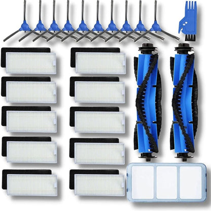 1 Set For Eufy Robovac 11S / 15C / 30C / 35C Robot Vacuum Cleaner Filter Kit Side-Edge Brush Main Brush