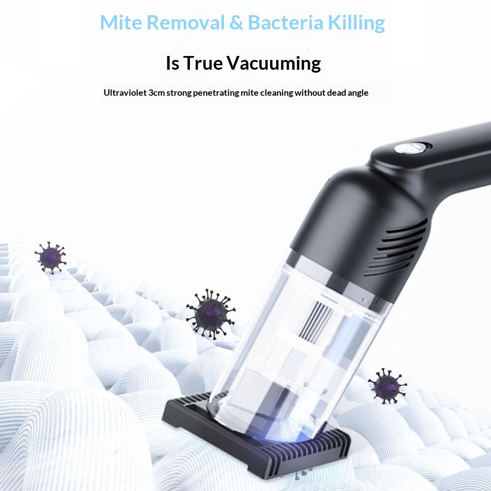 Portable UV Sterilizer Vacuum Cleaner Powerful Suction Wet / Dry for Car / Home Dust Mite Removal