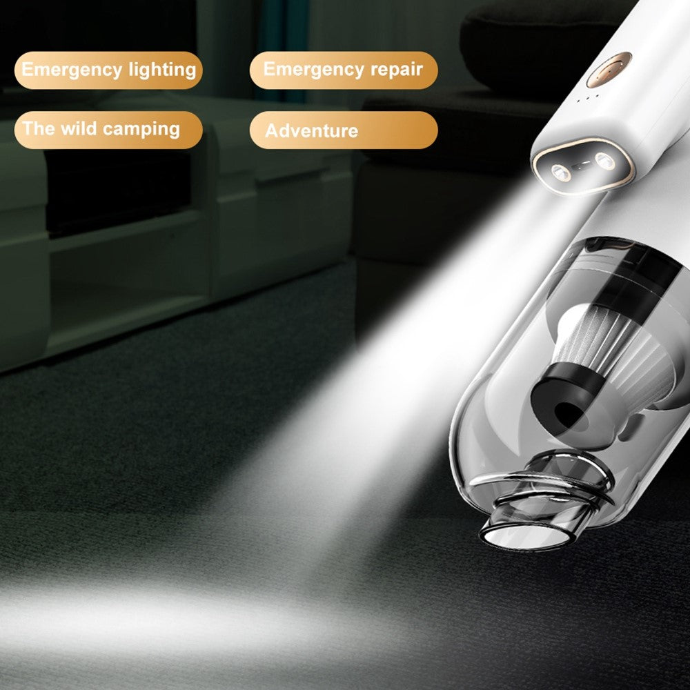 H13PRO Multifunction Vacuum Cleaner Handheld Suction and Blowing Integrated Cleaner Wireless Portable Car Vacuum Cleaner with Dual LED Lights