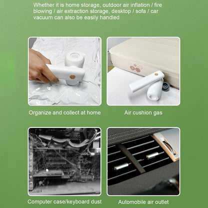 H13PRO Multifunction Vacuum Cleaner Handheld Suction and Blowing Integrated Cleaner Wireless Portable Car Vacuum Cleaner with Dual LED Lights