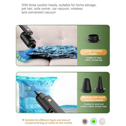 H13PRO Multifunction Vacuum Cleaner Handheld Suction and Blowing Integrated Cleaner Wireless Portable Car Vacuum Cleaner with Dual LED Lights